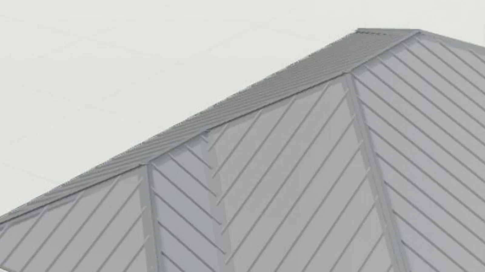 Isolated V4 roof object on paper