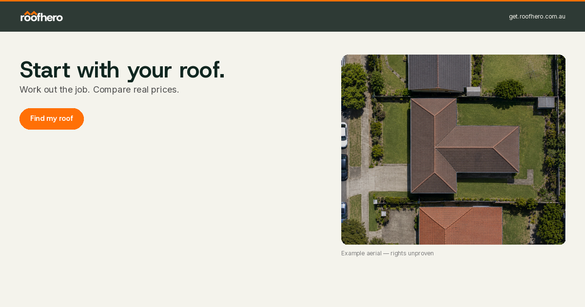 RoofHero Open Graph 1200 by 630